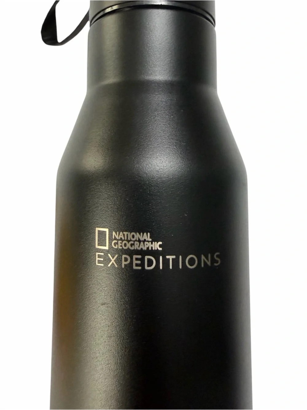 National Geographic Expeditions Black Waterproof Backpack & Water Bottle Bundle